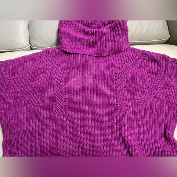 NWT - Fat Face Women’s Wool Blended Ribbed Knit Turtleneck Sweater - US 6/M - Picture 10 of 15